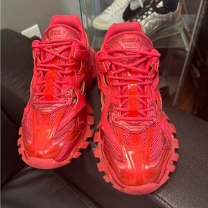 ❌❌❌sold ❌❌❌Balenciaga Track.2 Sneaker 'Red' metallic